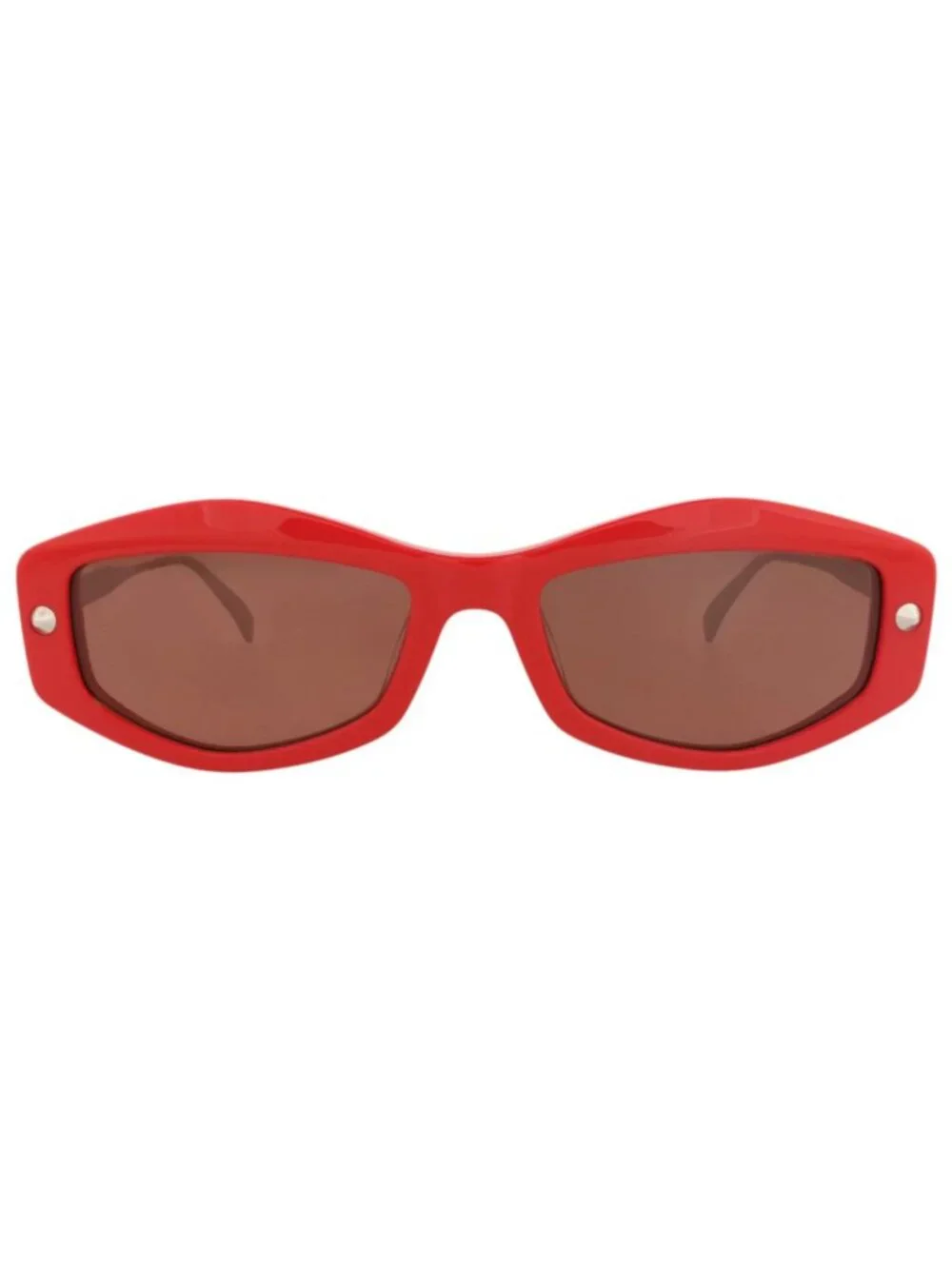 New Alexander McQueen Women's Sunglasses Square Rectangle Recycled Acetate Frame